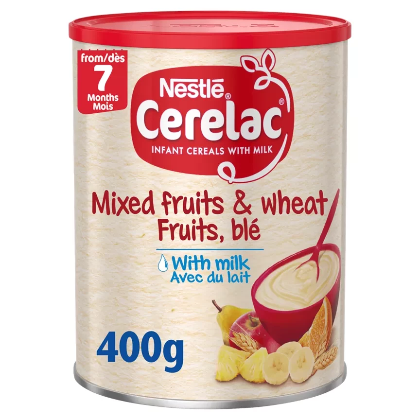 Nestle Cerelac Wheat Based Fortified Baby Cereal with Mixed Fruits 7 Months+