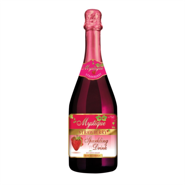 Mystique Strawberry Sparkling Drink 750ML