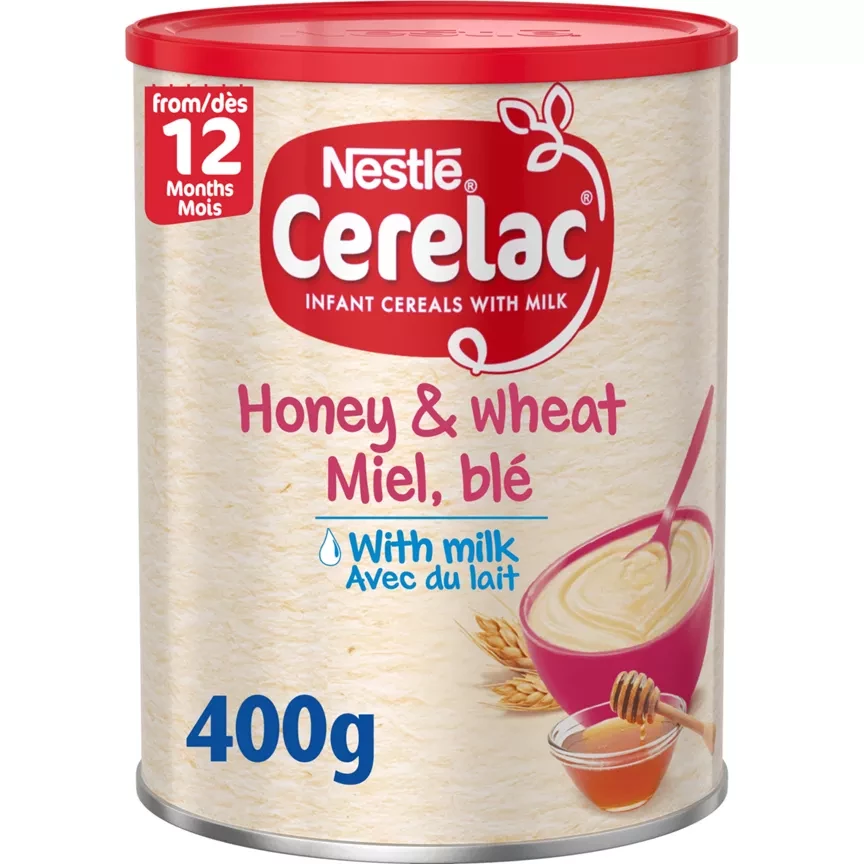 Nestle Cerelac Wheat Based Fortified Baby Cereal with Honey & Wheat 12 months+